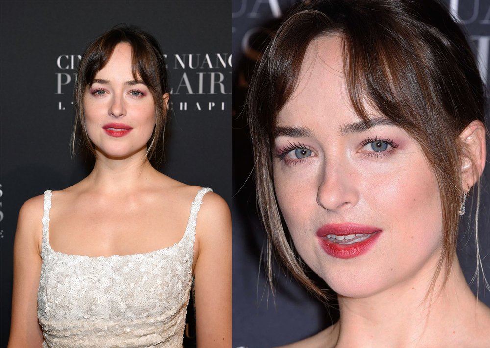 Dakota Johnson Stuns In Different Shades Of Lipstick At The Fifty Shades Freed Premiere Doctor 
