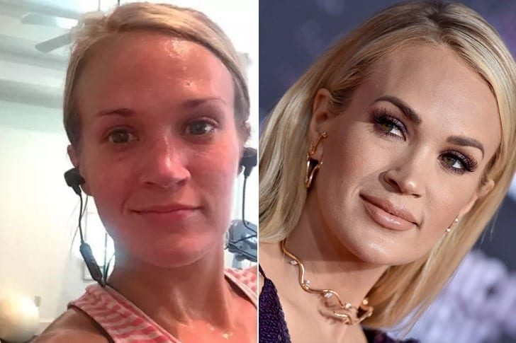 Celebs Caught Without Makeup Who Prove Cosmetics Are Just Another Way To Apply More Beauty To 7071